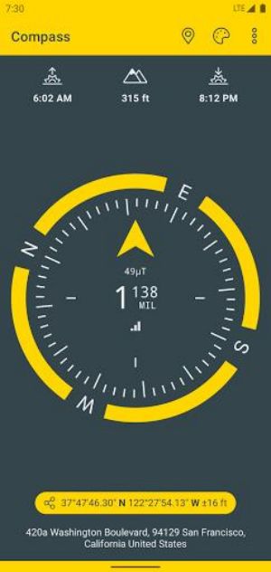 Compass & Altimeter স্ক্রিনশট 2