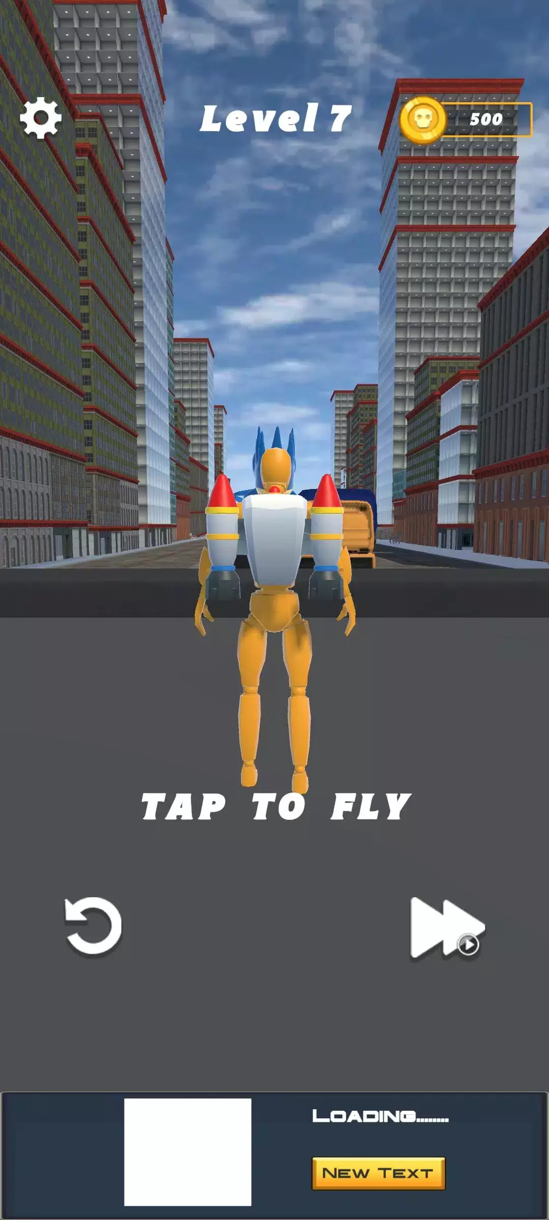 Jetpack Ragdoll: Fly Adventure ဖန်သားပြင်ဓာတ်ပုံ 0