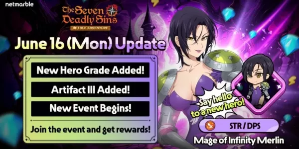 Merlin Joins Seven Deadly Sins: Idle Adventure in Latest Update