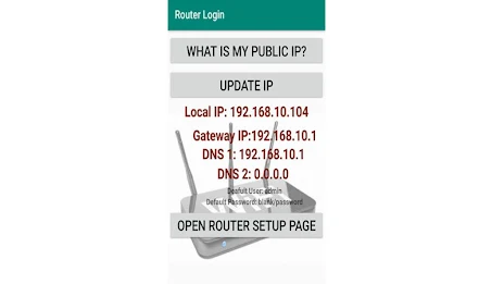 Router Setup Page - WiFi Passw Captura de pantalla 0