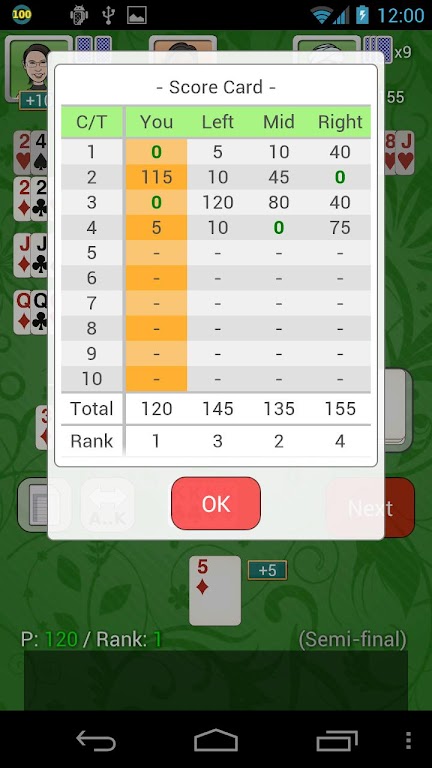 Contract / Shanghai Rummy Free Captura de pantalla 2