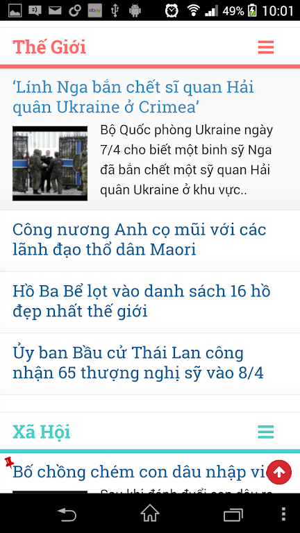 XaLuan Doc Bao Moi Tin Tuc 24h Ảnh chụp màn hình 3