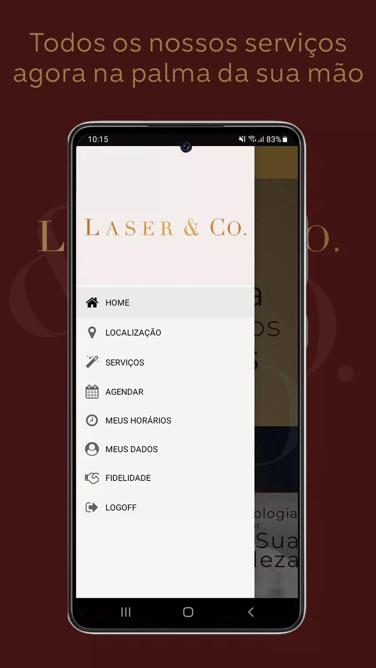 Laser&Co Schermafbeelding 1
