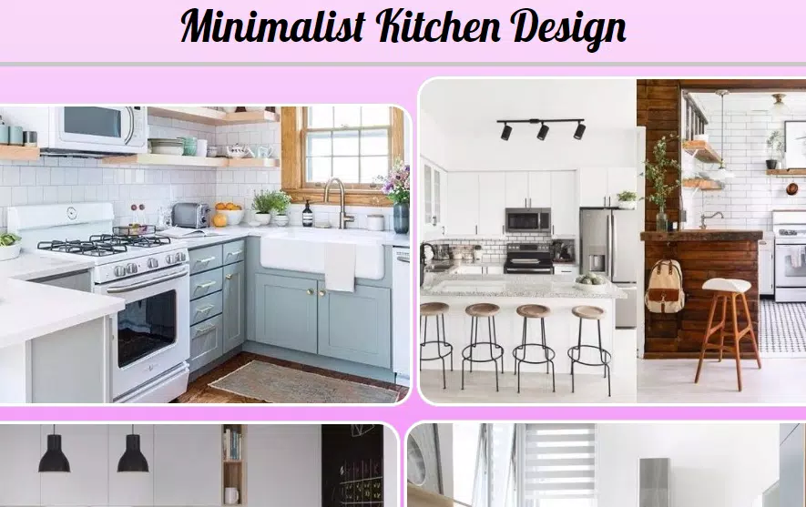 Minimalist Kitchen Design Captura de pantalla 3