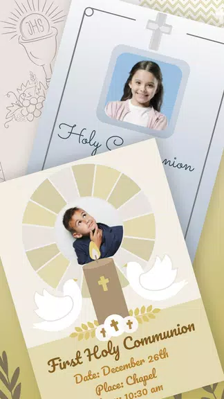 First Communion Invitations স্ক্রিনশট 2