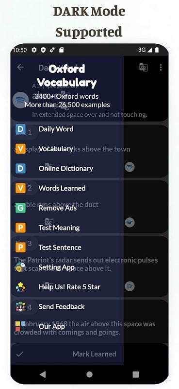 Oxford Vocabulary Schermafbeelding 1