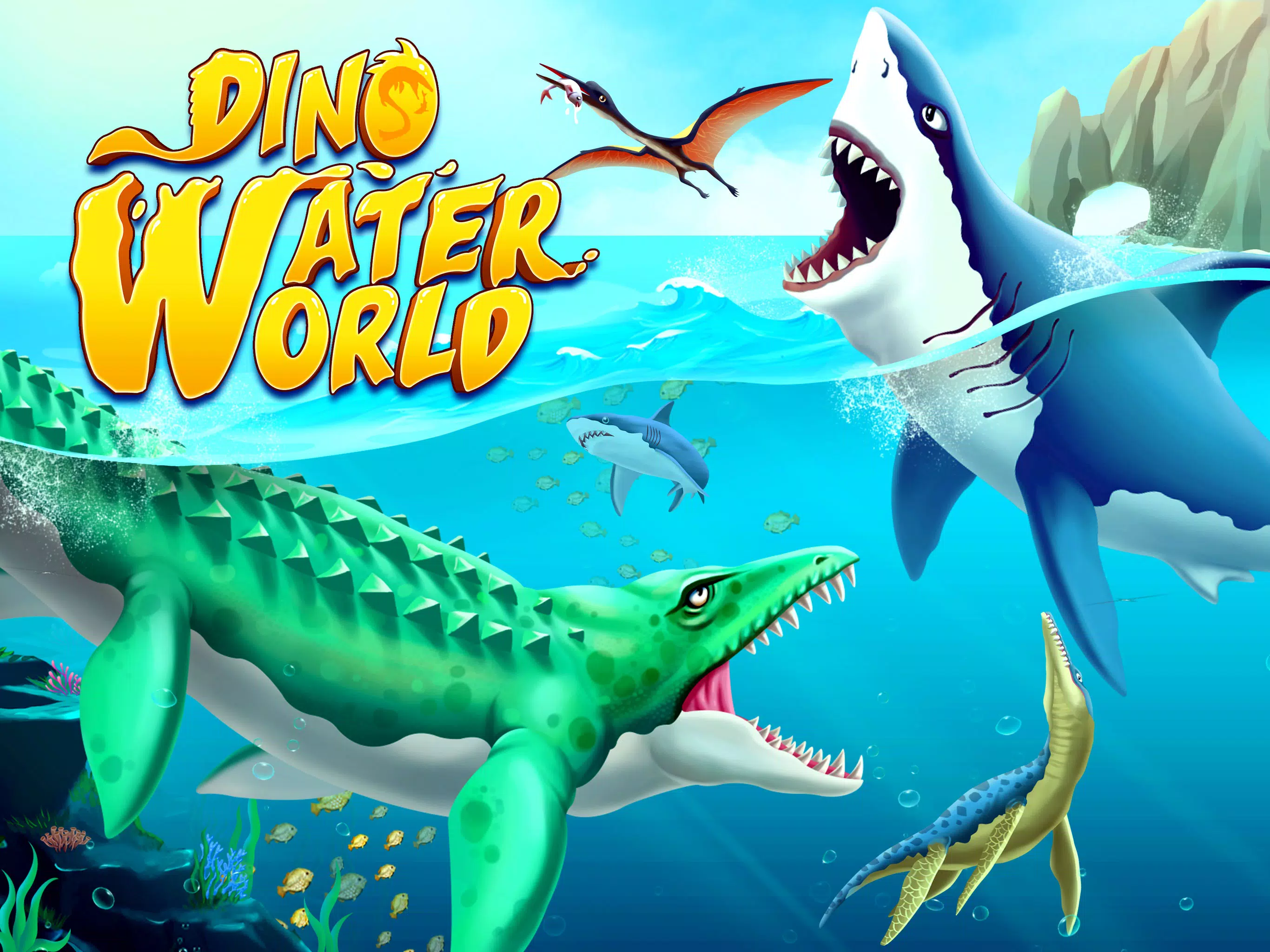 Jurassic Dino Water World स्क्रीनशॉट 0