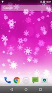 Snowflake Live Wallpaper Screenshot 2