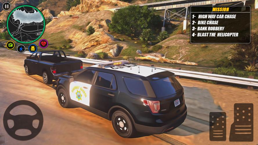 Police Van Driving: Cop Games Captura de pantalla 1