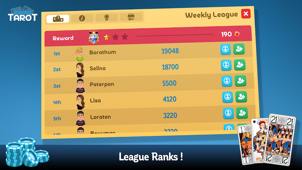 Multiplayer Tarot Game স্ক্রিনশট 3