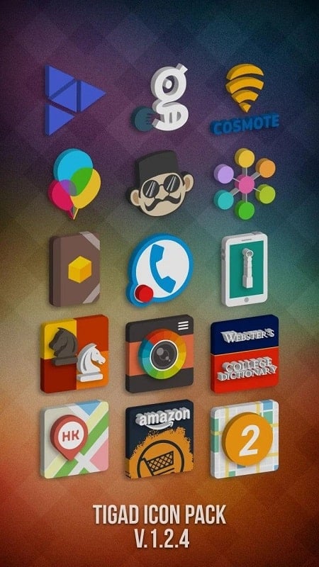 Tigad Pro Icon Pack Ảnh chụp màn hình 1