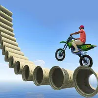 Impossible Mega Ramp Moto Bike