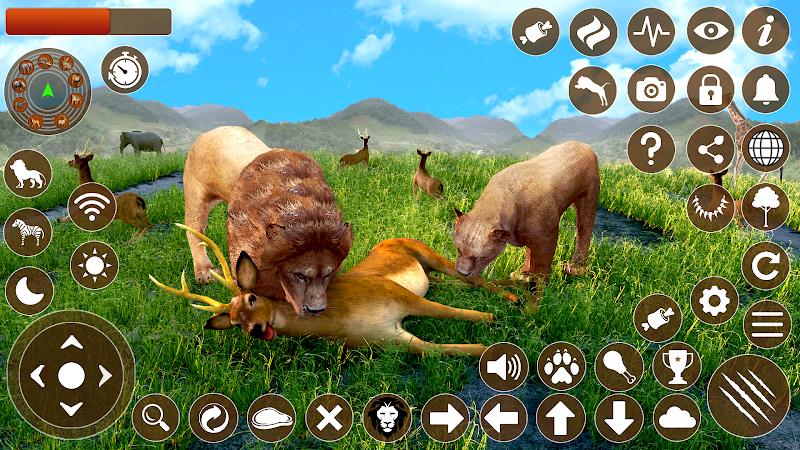 Lion Games 3D Animal Simulator Screenshot 2