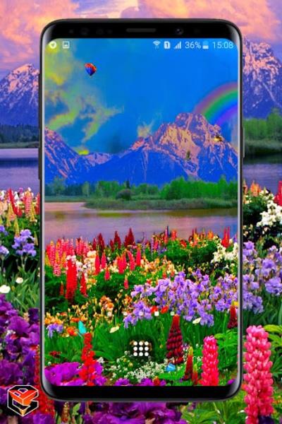 Valley of Flowers live wallpaper Captura de pantalla 1