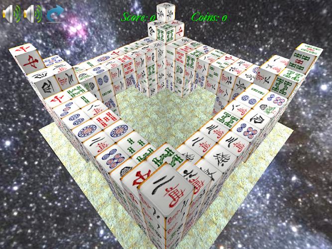 Mahjong 3D Cube Solitaire Captura de pantalla 3