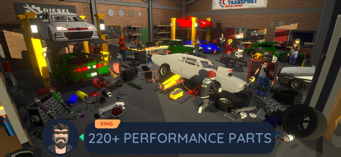 Drag Sim: King Of The Racing Captura de tela 1