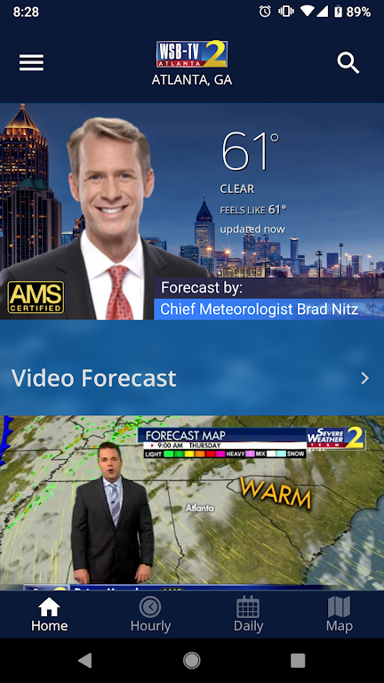 WSB-TV Weather Captura de tela 1