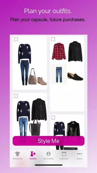 Pureple Outfit Planner應用截圖第1張