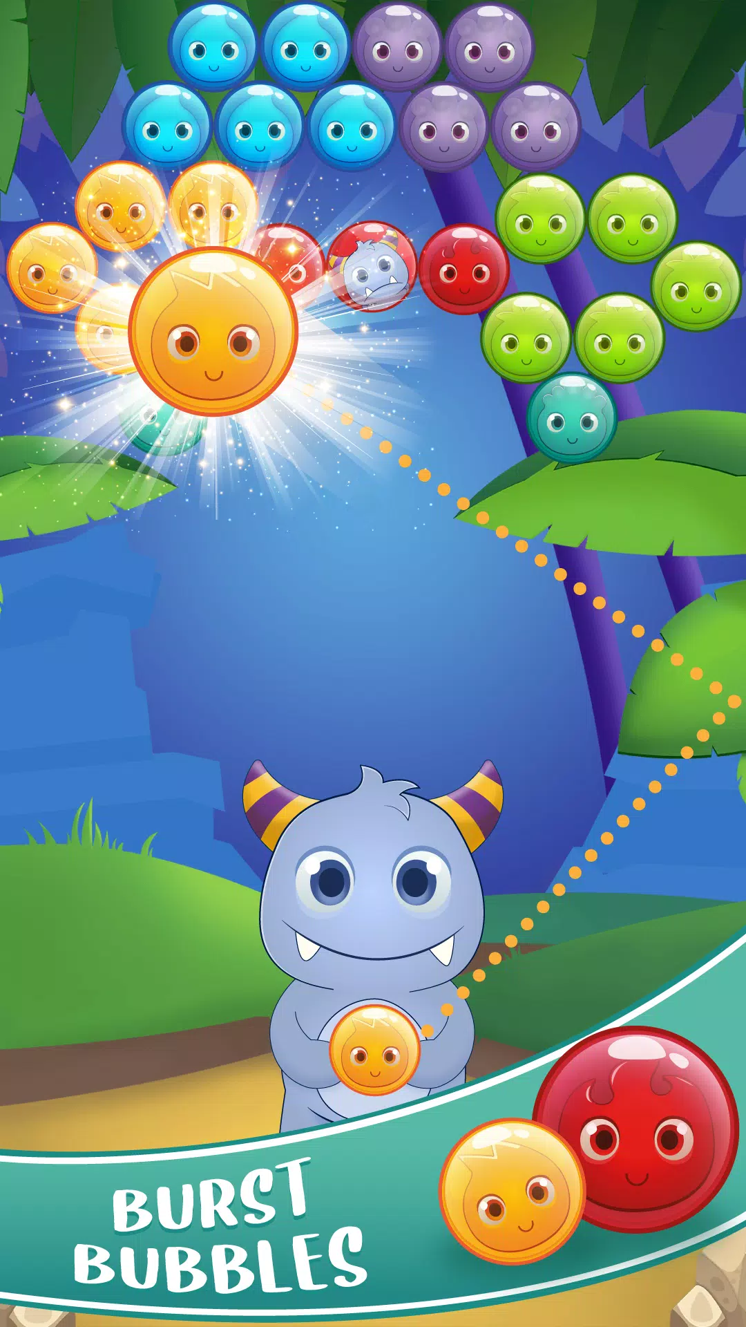 Bubble friends rescue स्क्रीनशॉट 1