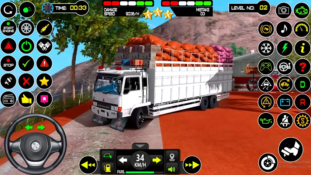 US Mud Truck Transport Game 3D ဖန်သားပြင်ဓာတ်ပုံ 1