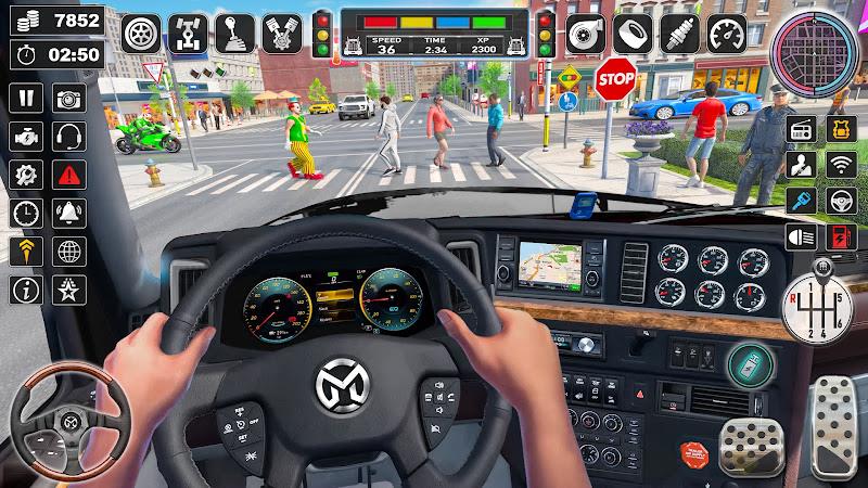 Truck Driving School Games Pro Tangkapan skrin 3