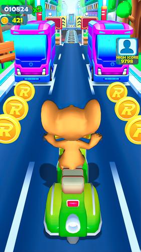 Cat Run : Tom Subway Runner 3D स्क्रीनशॉट 0