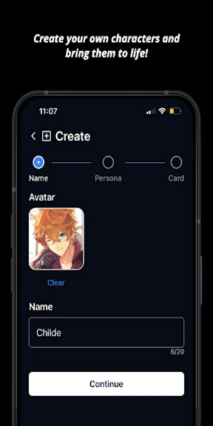Charstar: AI Character Chat 스크린샷 1