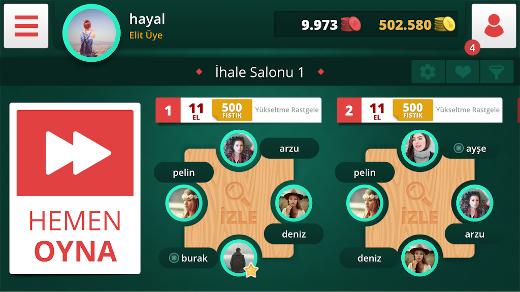 Eşli İhaleli Batak應用截圖第1張