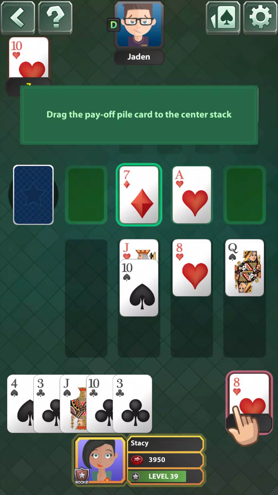 Spite & Malice - No Wifi Game ภาพหน้าจอ 0