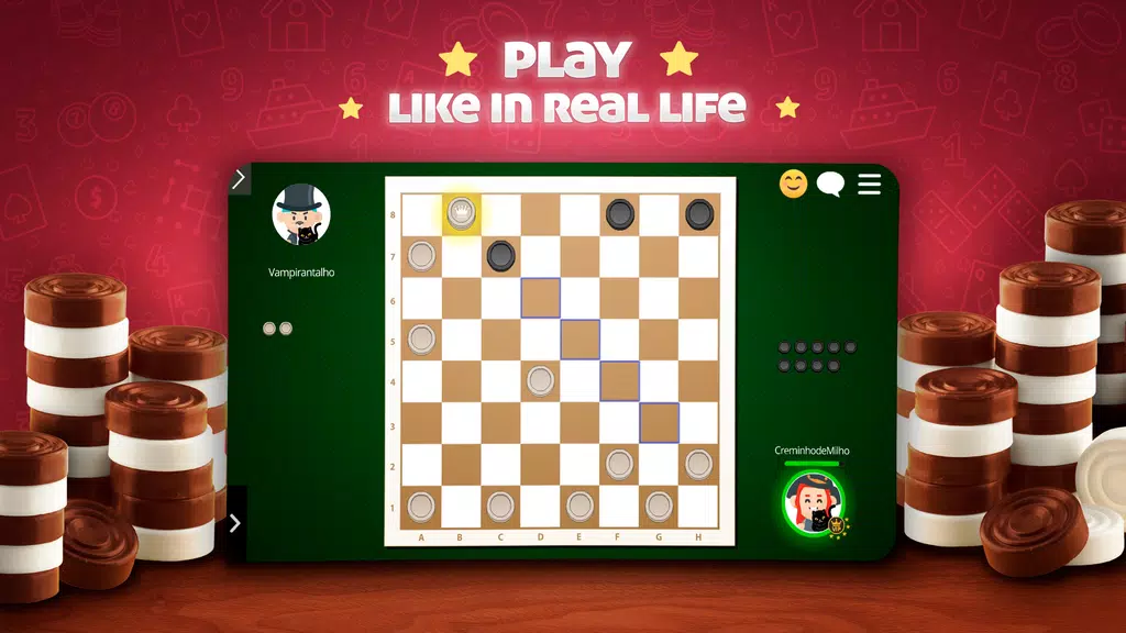 Checkers Online: board game स्क्रीनशॉट 1