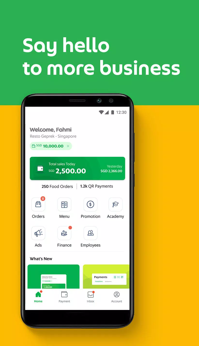 GrabMerchant應用截圖第0張