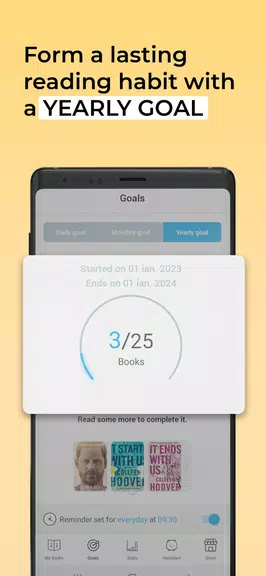 Bookly: Book & Reading Tracker Captura de pantalla 3