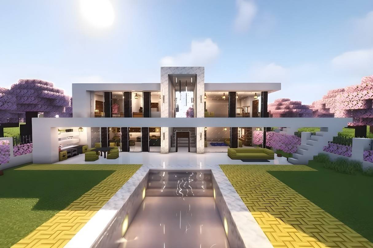 Modern mansion