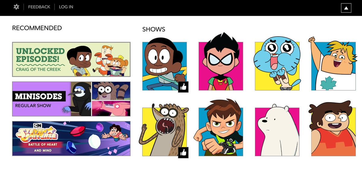 Cartoon Network App Screenshot 1