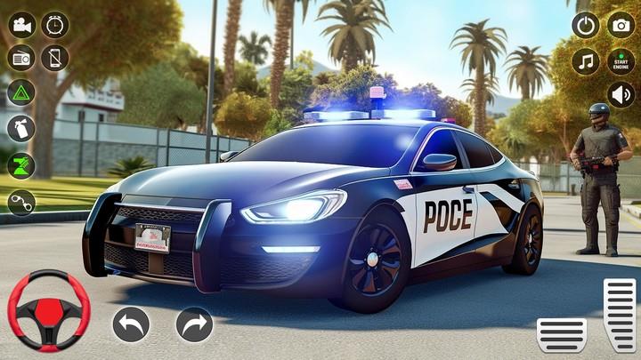 Modern Police Car Parking Game Captura de pantalla 2