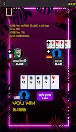 Hoyle Poker: 5 Card Online Captura de tela 1