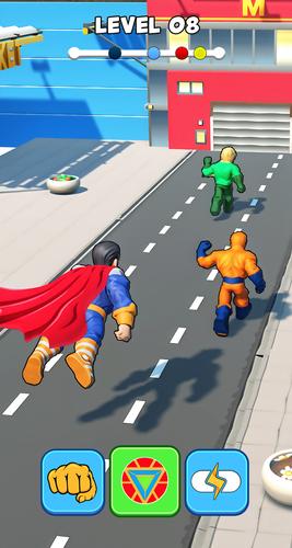 Superhero Transform Shift Game Скриншот 1