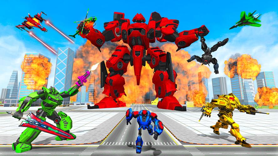 Mech Robot Transforming Game Captura de pantalla 3