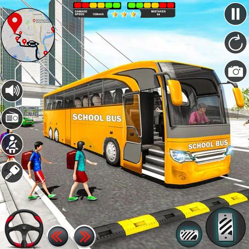 School Bus Simulator Bus Games スクリーンショット 0