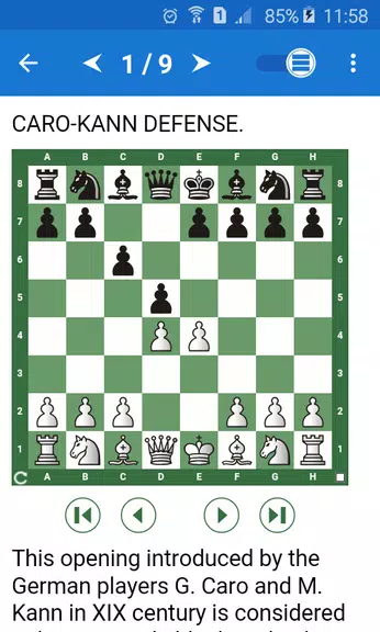 Chess Tactics in Caro-Kann स्क्रीनशॉट 0
