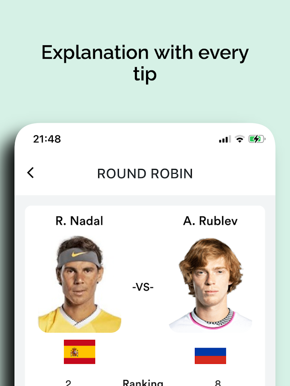 Bet Tennis Schermafbeelding 3