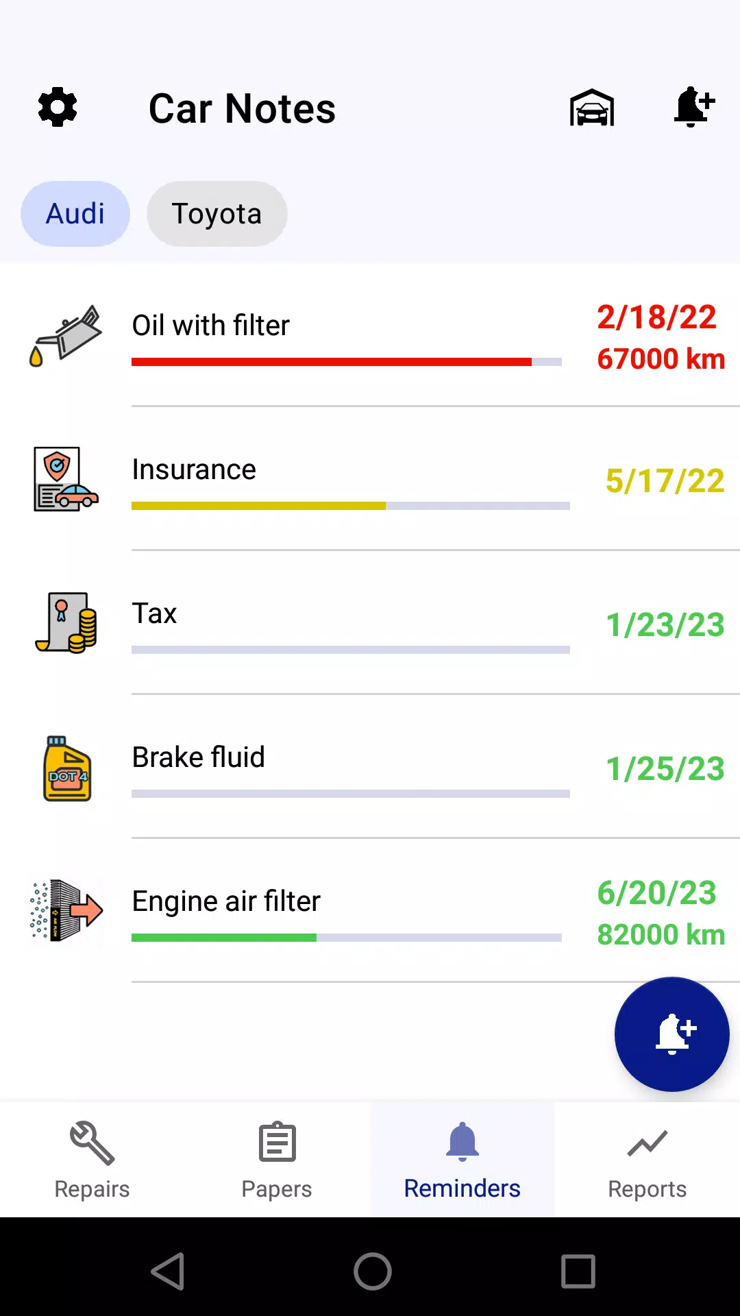 Car service tracker স্ক্রিনশট 2