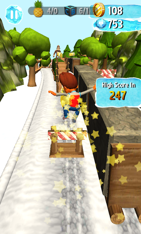 Super Ryder Snow Rush Screenshot 1