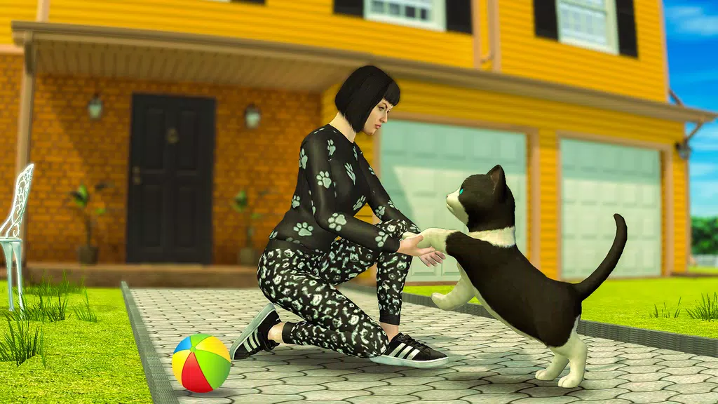 Kitten Game Pet Cat Simulator Tangkapan skrin 1