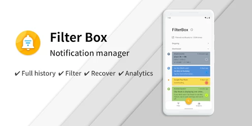 FilterBox Notification Manager 스크린샷 0