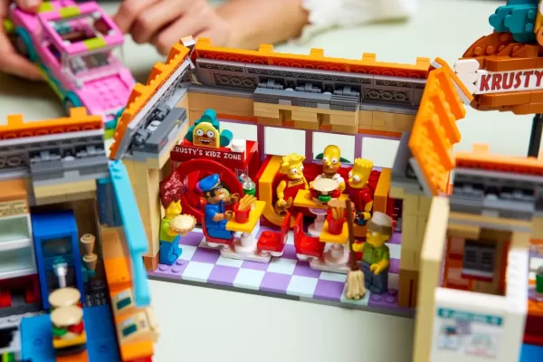 LEGO Krusty Burger designer Ann Healy