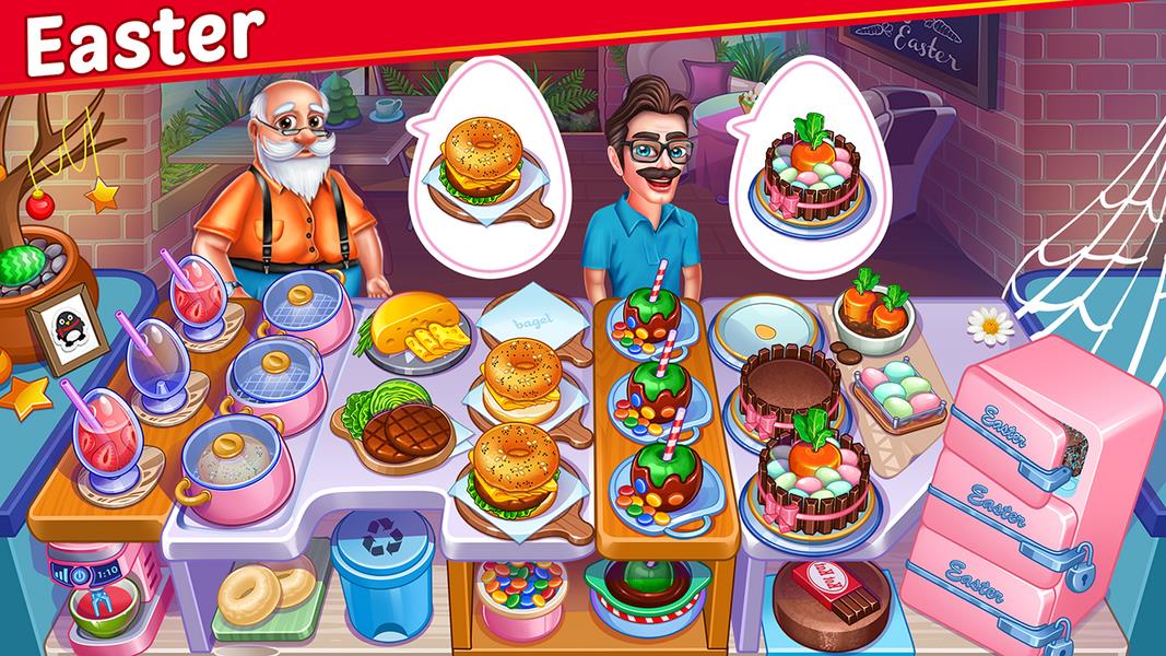 Halloween Street Food Shop Restaurant Game Ảnh chụp màn hình 2