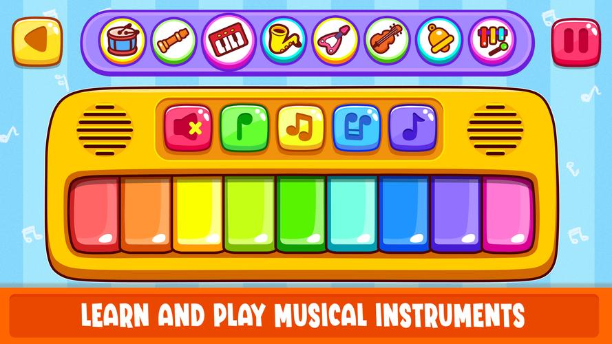 Piano Kids Toddler Music Games স্ক্রিনশট 0