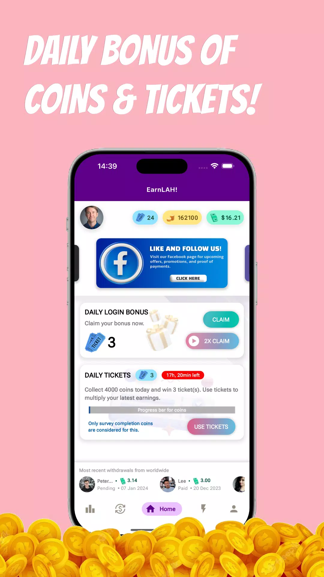 Earn Money with EarnLAH!應用截圖第3張