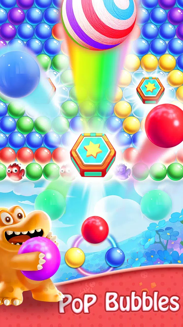 Bubble Shooter - Dino Match ภาพหน้าจอ 1